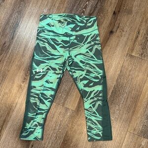 Under Armour Womens Jungle Green Leggings